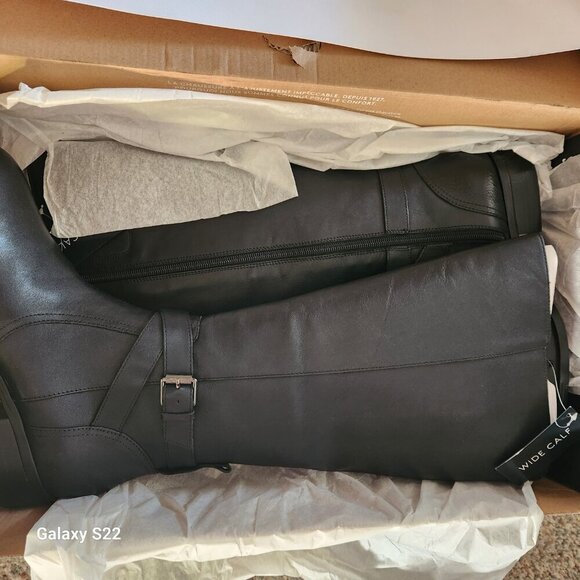 Naturalizer "Rena" Black Leather Riding boots. NIB. Size 6.5 Wide. - Picture 6 of 14